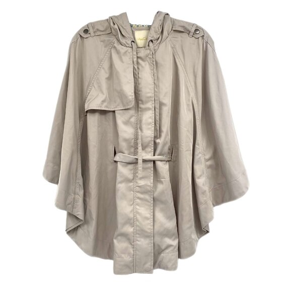 Modcloth Beige Belted Poncho Jacket | Women’s Size S - Picture 1 of 6